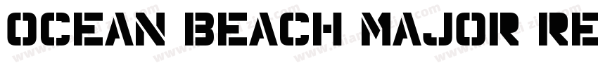 Ocean Beach Major Re字体转换